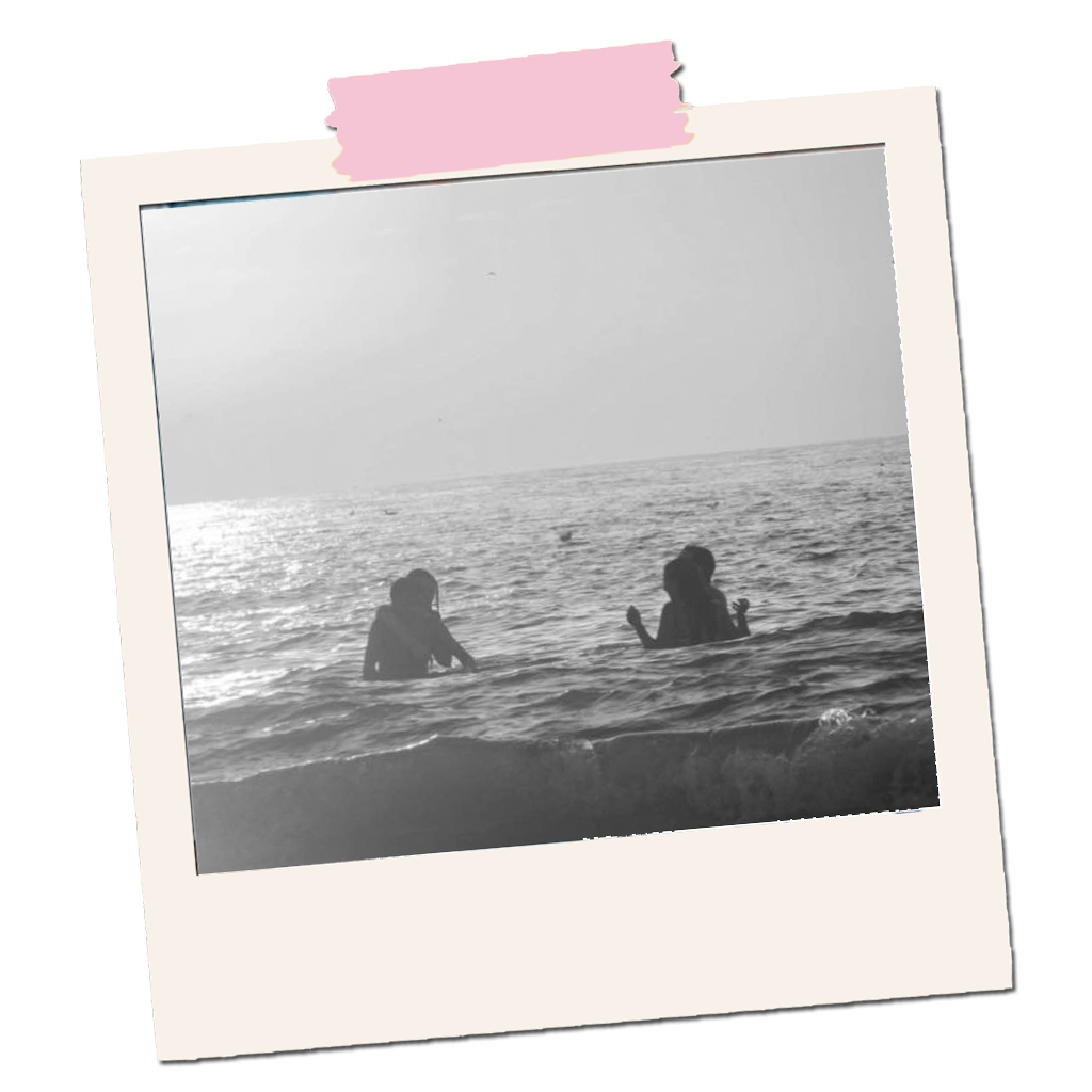 mensen in de zee